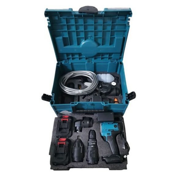 Επαναφορτιζόμενο εργαλείο 5 κεφαλών (πριόνι/τρυπάνι/ψεκαστήρας/γωνιακός τροχός/μπουλονόκλειδο) – HL18668-177