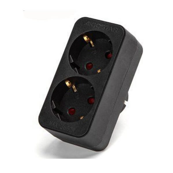 xlarge_20240715113357_aigostar_polyprizo_asfaleias_2_theseon_mayro_36095 Πρίζα ασφαλείας 2 θέσεων μαύρο 10x5x7.7cm Aigostar 36095 - Aigostar