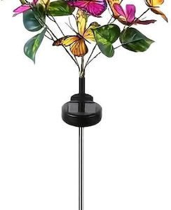 xlarge_20240826111921_set_2_iliaka_fotistika_ts04384 Ηλιακό αδιάβροχο διακοσμητικό φωτιστικό εξωτερικού χώρου LED Πεταλούδες 2 τμχ TS04384