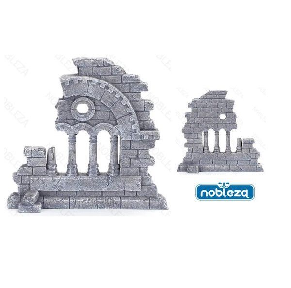 Διακοσμητικό Ενυδρείου Κάστρο Αρχαίο 14.5x3.5x13.5cm Nobleza 805142 Nobleza
