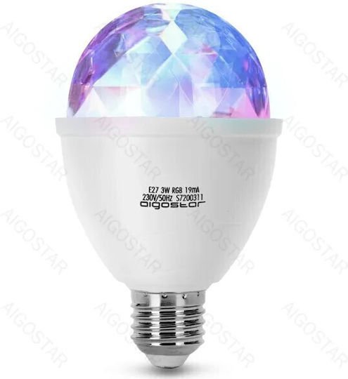 Aigostar Πολύχρωμος φωτισμός, κατάλληλος για διακόσμηση σπιτιού, πάρτι Ισχύς: 3W MRE 203382
