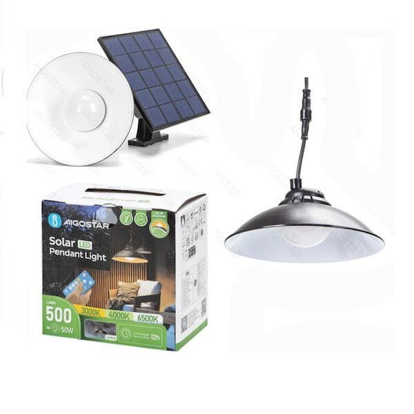 xlarge_20241004095727_aigostar_kremasto_iliako_fotistiko_50w_500lm_530953 Ηλιακό φωτιστικό κρεμαστό Μαύρο 50W 500lm Aigostar 530953 - Aigostar