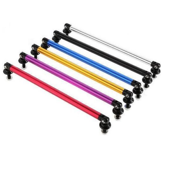 Ράβδοι Στήριξης Μπροστινού Προφυλακτήρα 200 Mm 2 Τμχ Hw-0346 Μαύρο Ασημί Μπλε Κόκκινο