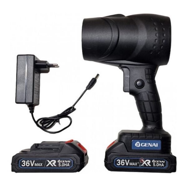 GENAI Επαναφορτιζόμενος Φυσητήρας Χειρός με 2 Μπαταρίες Λιθίου