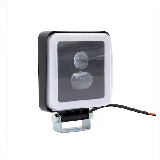 Προβολάκι LED 12/24V Κόκκινου Φωτισμού με Ring Light Andowl Q-D12 000-230-17592.