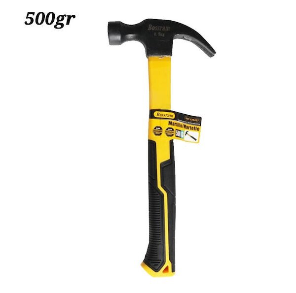 Σφυρί Προκοβγάλτης 500gr με Λαβή Bossram 626427