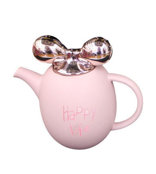 Τσαγιέρα Κεραμική σε Ροζ Χρώμα 1000ml SDS-3578