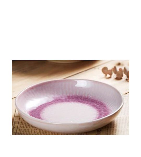 Πιάτο Βαθύ από Πορσελάνη Ροζ με Διάμετρο 21cm SDS-18742