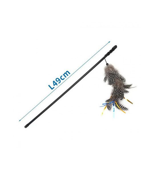 NOBLEZA ΠΑΙΧΝΙΔΙ ΓΑΤΑΣ ΣΤΙΚ ΜΕ ΦΤΕΡΟ 49cm PL-049172