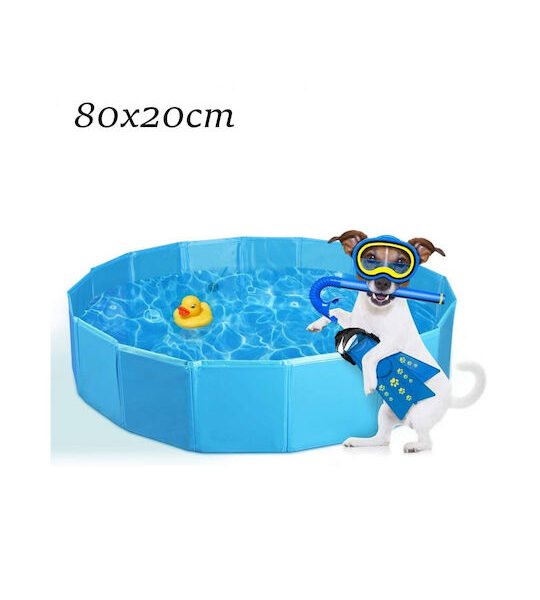 Πισίνα Σκύλου 80x20cm Μπλε Nobleza 804406 - Nobleza