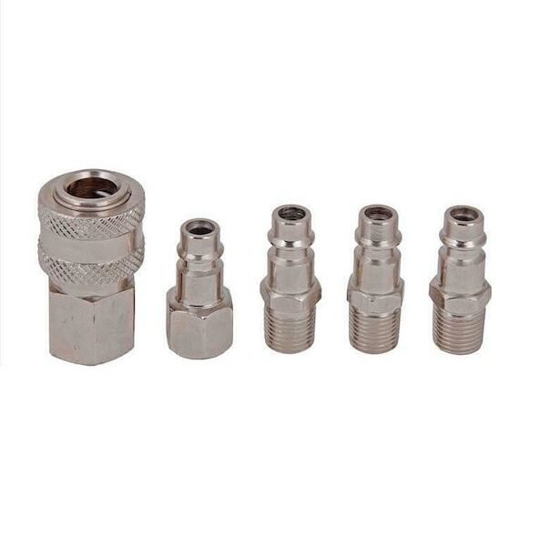 RAIDER ΕΞΑΡΤΗΜΑ ΑΕΡΑ ΣΕΤ ΤΑΧΥΣΥΝΔΕΣΜΟΣ ΡΑΚΟΡ ΑΡΣΕΝΙΚΟ 5τεμ 1/4'' QC01 089912