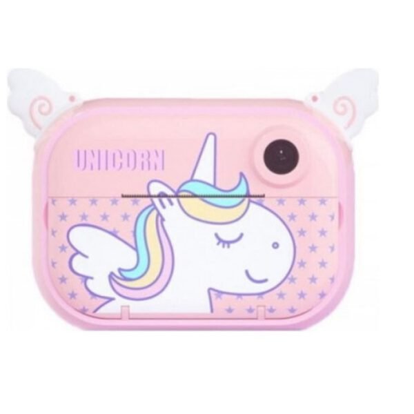 Skysonic Instant Kids Camera με θερμικό εκτυπωτή και εφαρμογή WiFi (Ροζ Μονοκεράκι) - (03717)