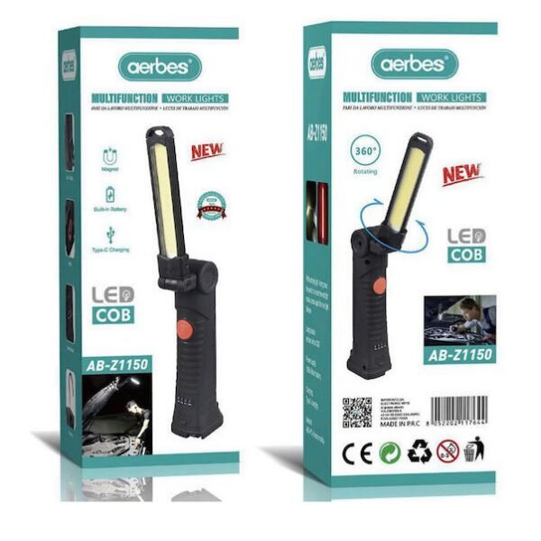 Φακός Συνεργείου Μπαταρίας LED AB-Z1150