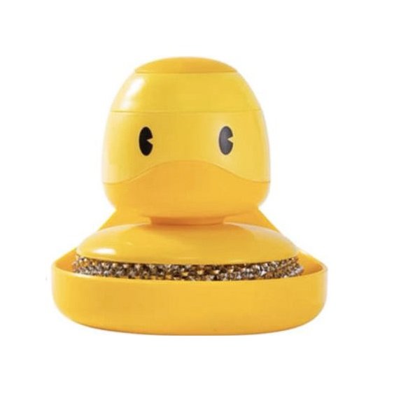 xlarge_20230303112942_spring_spsds20692_sfougari_genikis_chrisis_kitrino Σύρμα Καθαρισμού Για Κατσαρόλες 9.5x9x5cm Σε Κίτρινο Χρώμα SDS-20692