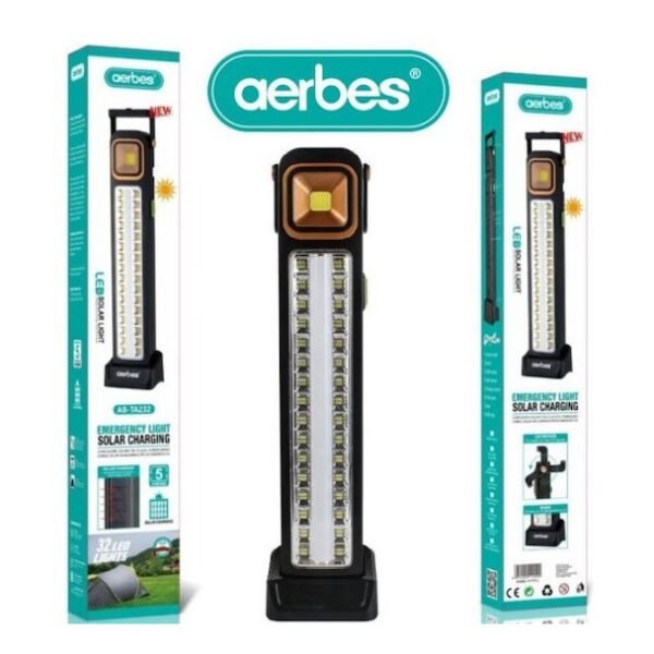 Ηλιακό Φωτιστικό Δαπέδου με Αισθητήρα Φωτός σε Μαύρο Χρώμα 81008YHH50CL AB-TA232