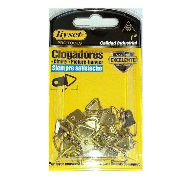 Τριγωνοθηλιά για κάδρα Νο1 με βιδάκια σετ 20τεμ. Bossram 881365