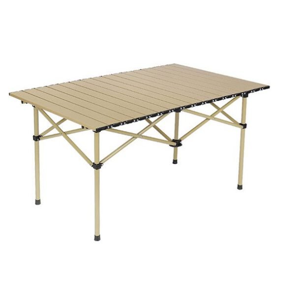 Τραπέζι Μεταλλικό για Camping Πτυσσόμενο 95x55x50cm Καφέ sds-21347