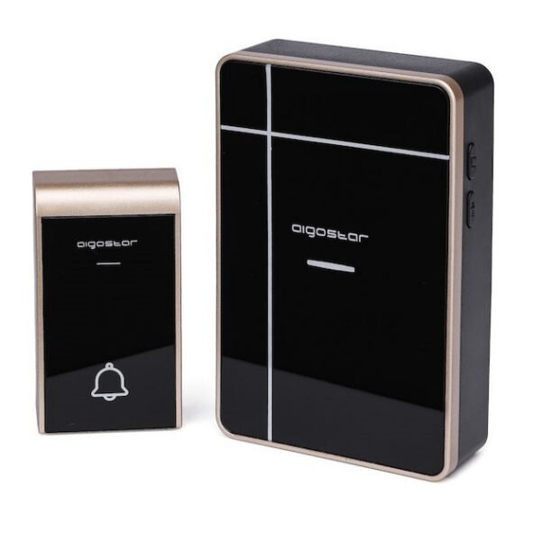 Αδιάβροχο Ασύρματο Κουδούνι Μπαταρίας 150μ με Ρυθμιζόμενη Ένταση, Φωτισμό & 36 Μελωδίες Aigostar 97988 - Aigostar