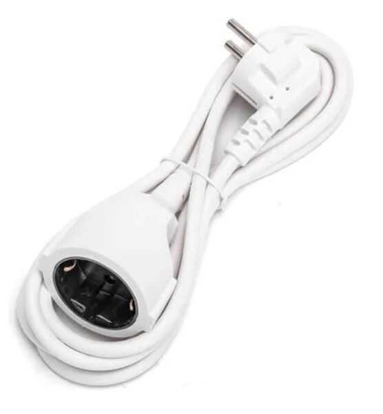 Μπαλαντέζα Προέκταση Καλωδίου με Μήκος 2m Διατομής 3G1.0m㎡ Λευκή Aigostar 17737 - Aigostar