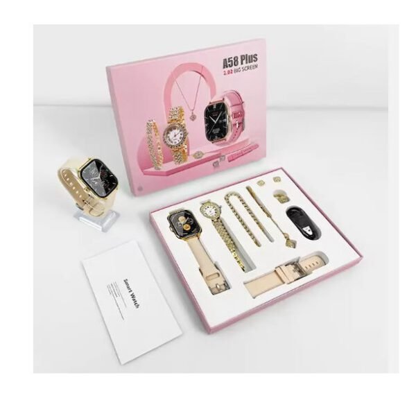 Έξυπνο ρολόι A58 5 σε 1 18739-4 Μπεζ