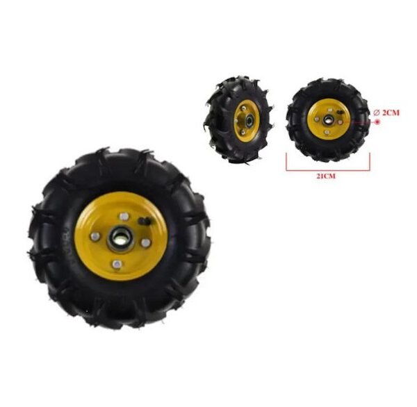 Ρόδα από Καουτσούκ 24.8×2cm 1τμχ Bossram 680371 - Bossram