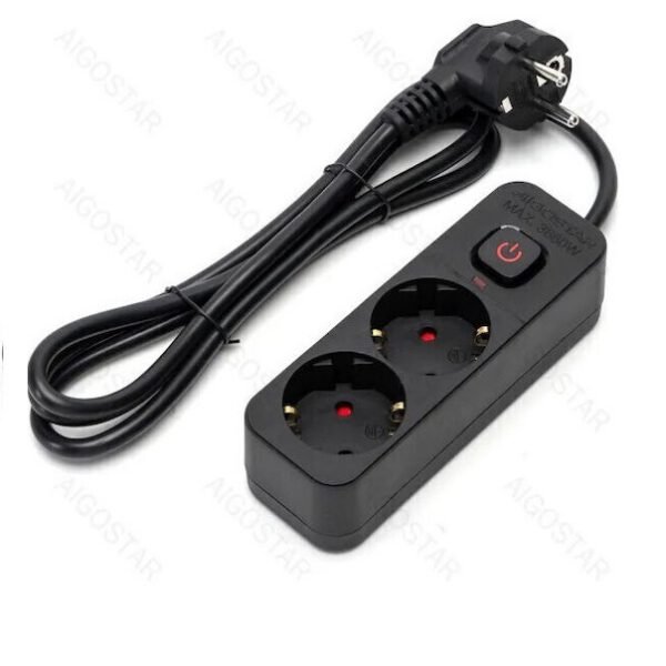 xlarge_20240930132020_d961eac6 Aigostar Πολύπριζα Γερμανικού Τύπου 2 Θέσεων Με Διακόπτη Ασφαλείας Μήκος καλωδίου 1,5μ MRE 27654