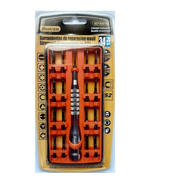 ΣΕΤ ΚΑΤΣΑΒΙΔΙ ΜΕ ΜΥΤΕΣ 34 ΤΕΜ. Bossram 869103