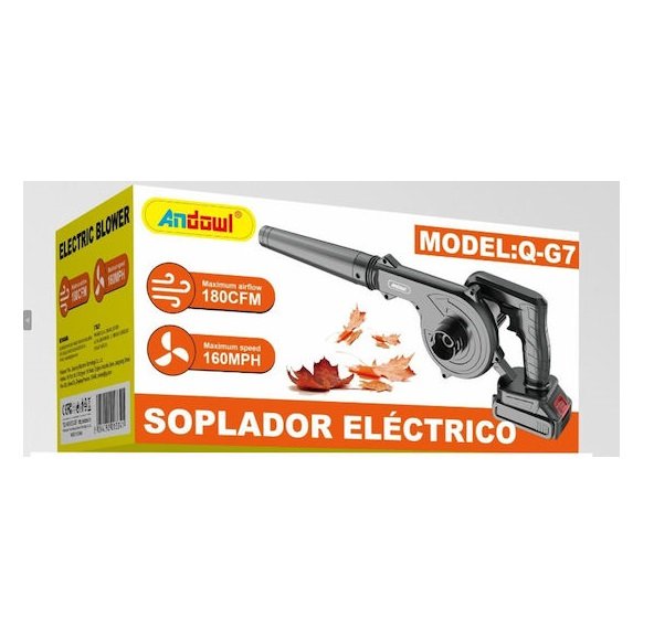 Andowl Φυσητήρας Χειρός με 1 Μπαταρία & Μέγιστη Ταχύτητα Αέρα 257.495km/h