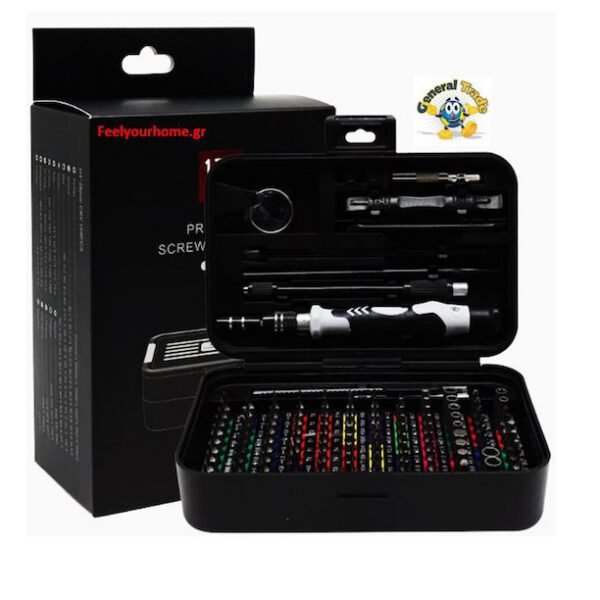 Σετ Κατσαβίδια Ακριβείας με 132 Εναλλασόμενες Μύτες και Θήκη-GBTK-25-1132