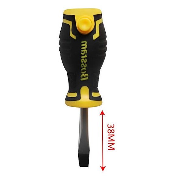 Κατσαβίδι Ίσιο Μαγνητικό Μεγέθους 6mm x 38mm Bossram 869787