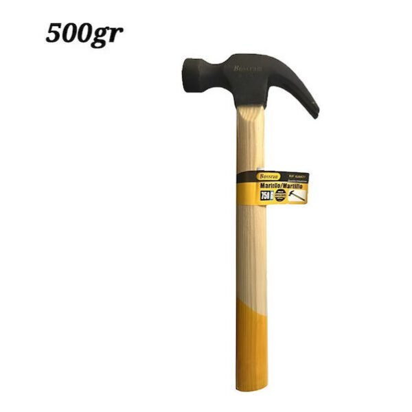 Σφυρί Προκοβγάλτης 500gr με Ξύλινη Λαβή Bossram 626431