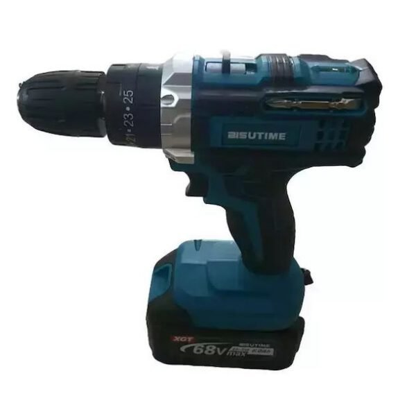 Κλειδί-Κατσαβίδι Μπαταρίας χωρίς Ψήκτρες και Κρουστικό Κατσαβίδι σε θήκη με 2 Μπαταρίες 68V-122259