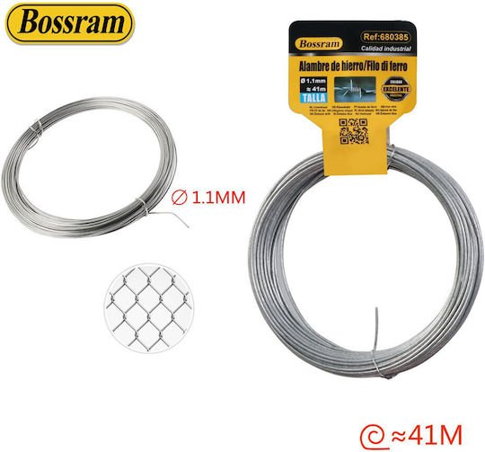 Σύρμα Σιδήρου 1.1mm x 41m Bossram 680385