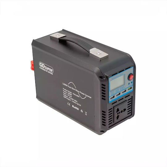 Inverter Καθαρού Ημιτόνου με οθόνη LCD 12V 1200W FSA1200H