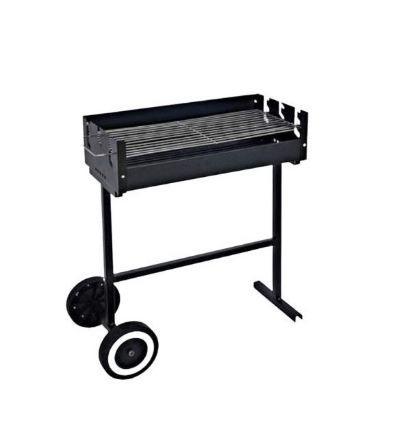Ανοξείδωτη Φορητή Ψησταριά Κάρβουνου 59.5x24.5εκ. 2406708