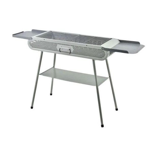 Ανοξείδωτη Φορητή Ψησταριά Κάρβουνου 122x29.5εκ. 2403918