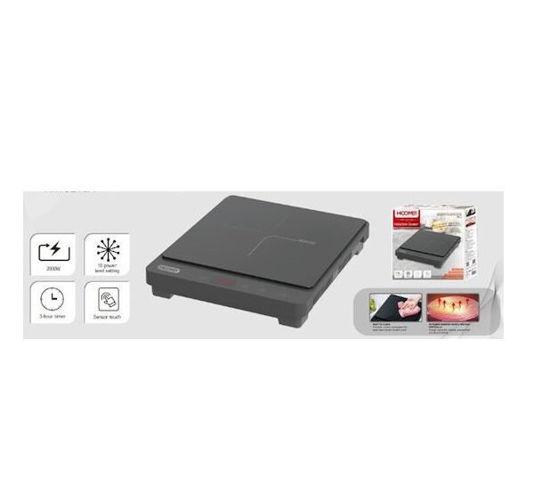 Επιτραπέζια Ηλεκτρική Εστία 2000W Μονή Μαύρη Hoomei HM-5210A - Hoomei