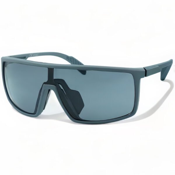 OPTOSQUAD Ανδρικά Γυαλιά Ηλίου UV400 Μακρόστενο με Γκρι  Σκελετό και Μαύρο Φακό 24953