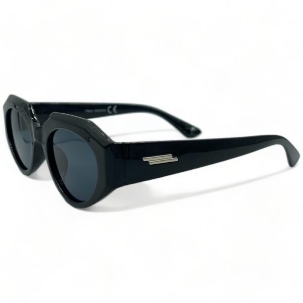 OPTOSQUAD Γυναικεία Γυαλιά Ηλίου UV400 Μακρόστενο με Μαύρο  Σκελετό και Μαύρο Φακό 52601