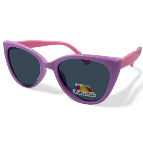 OPTOSQUAD Παιδικά Γυαλιά Ηλίου Polarized Οβάλ με Μωβ Κοκκάλινο Σκελετό και Μαύρο Φακό 60110592
