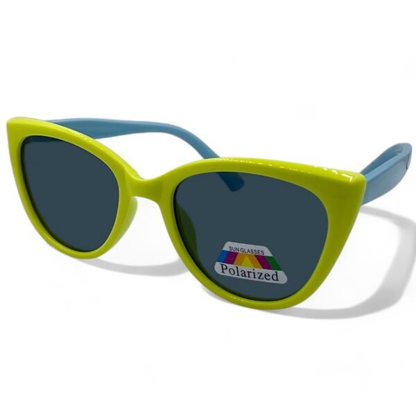 OPTOSQUAD Παιδικά Γυαλιά Ηλίου Polarized Οβάλ με Λαχανί Κοκκάλινο Σκελετό και Μαύρο Φακό 60110594