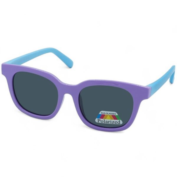 OPTOSQUAD Παιδικά Γυαλιά Ηλίου Polarized Οβάλ με Μωβ Κοκκάλινο Σκελετό και Μαύρο Φακό 6016546