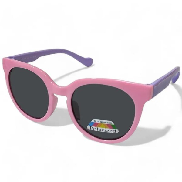 6019111 OPTOSQUAD Παιδικά Γυαλιά Ηλίου Polarized Οβάλ με Ροζ Κοκκάλινο Σκελετό και Μαύρο Φακό 6019111