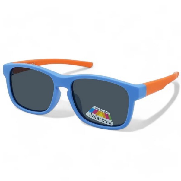 OPTOSQUAD Παιδικά Γυαλιά Ηλίου Polarized Οβάλ με Γαλάζιο Κοκκάλινο Σκελετό και Μαύρο Φακό 6019342