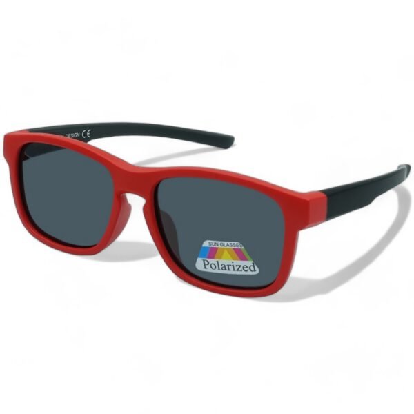 OPTOSQUAD Παιδικά Γυαλιά Ηλίου Polarized Οβάλ με Κόκκινο Κοκκάλινο Σκελετό και Μαύρο Φακό 6019343