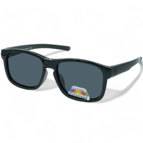 OPTOSQUAD Παιδικά Γυαλιά Ηλίου Polarized Οβάλ με Μαύρο Κοκκάλινο Σκελετό και Μαύρο Φακό 6019345