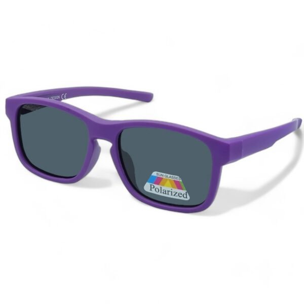 OPTOSQUAD Παιδικά Γυαλιά Ηλίου Polarized Οβάλ με Μωβ Κοκκάλινο Σκελετό και Μαύρο Φακό 6019346