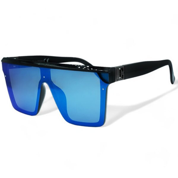 602101 OPTOSQUAD Ανδρικά Γυαλιά Ηλίου Polarized Τετράγωνο με Μπλε Ιριδίζον Σκελετό και Μαύρο Φακό 602101