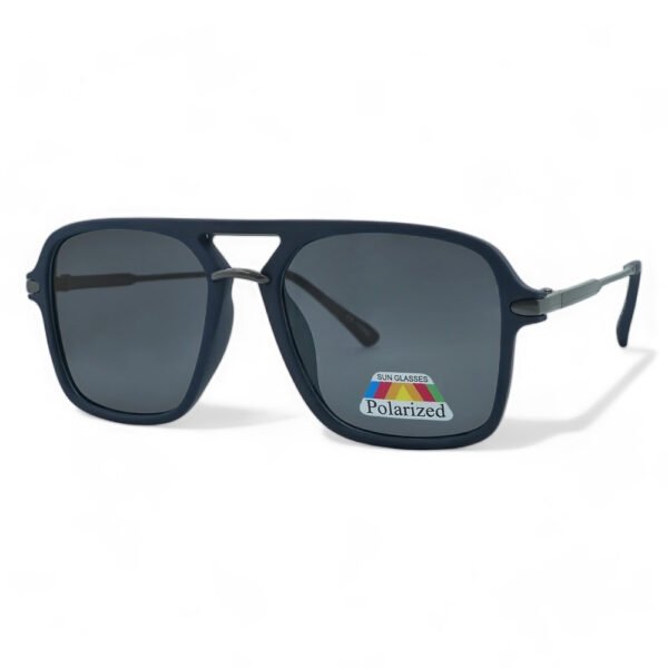 6023103 OPTOSQUAD Ανδρικά Γυαλιά Ηλίου Polarized Τετράγωνο με Μπλε Σκελετό και Μαύρο Φακό 6023103