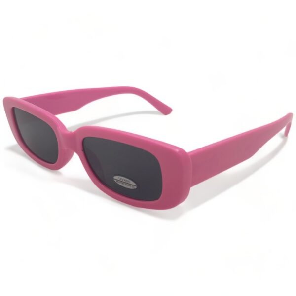 OPTOSQUAD Γυναικεία Γυαλιά Ηλίου UV400 Μακρόστενο με Σομόν  Σκελετό και Μαύρο Φακό 77847